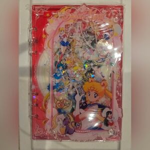 Sailor Moon Themed Notebook with Holographic Cover A5 Shaker